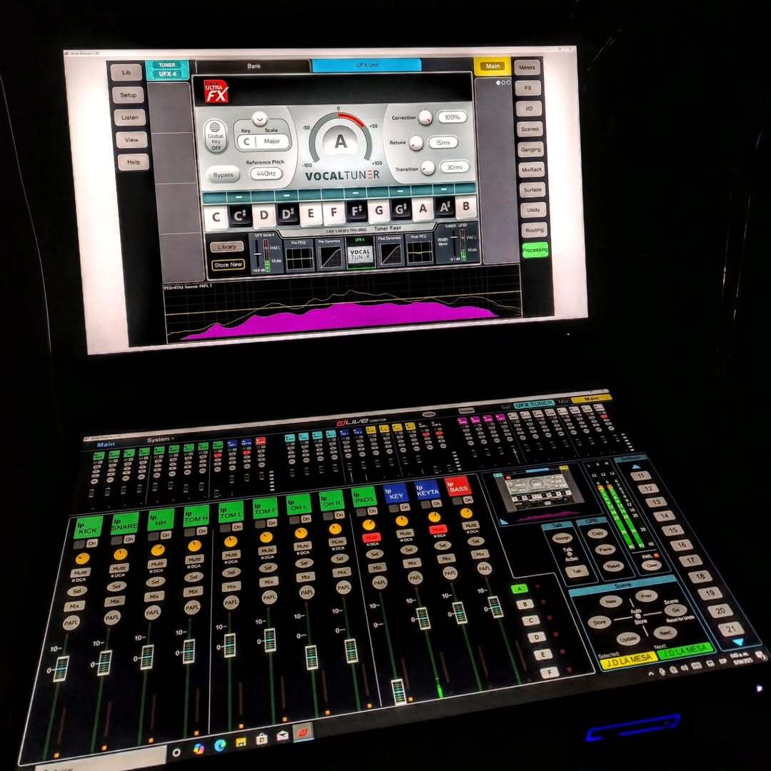 Vocal Tuner, part of the RackUltra FX collection for dLive, is 