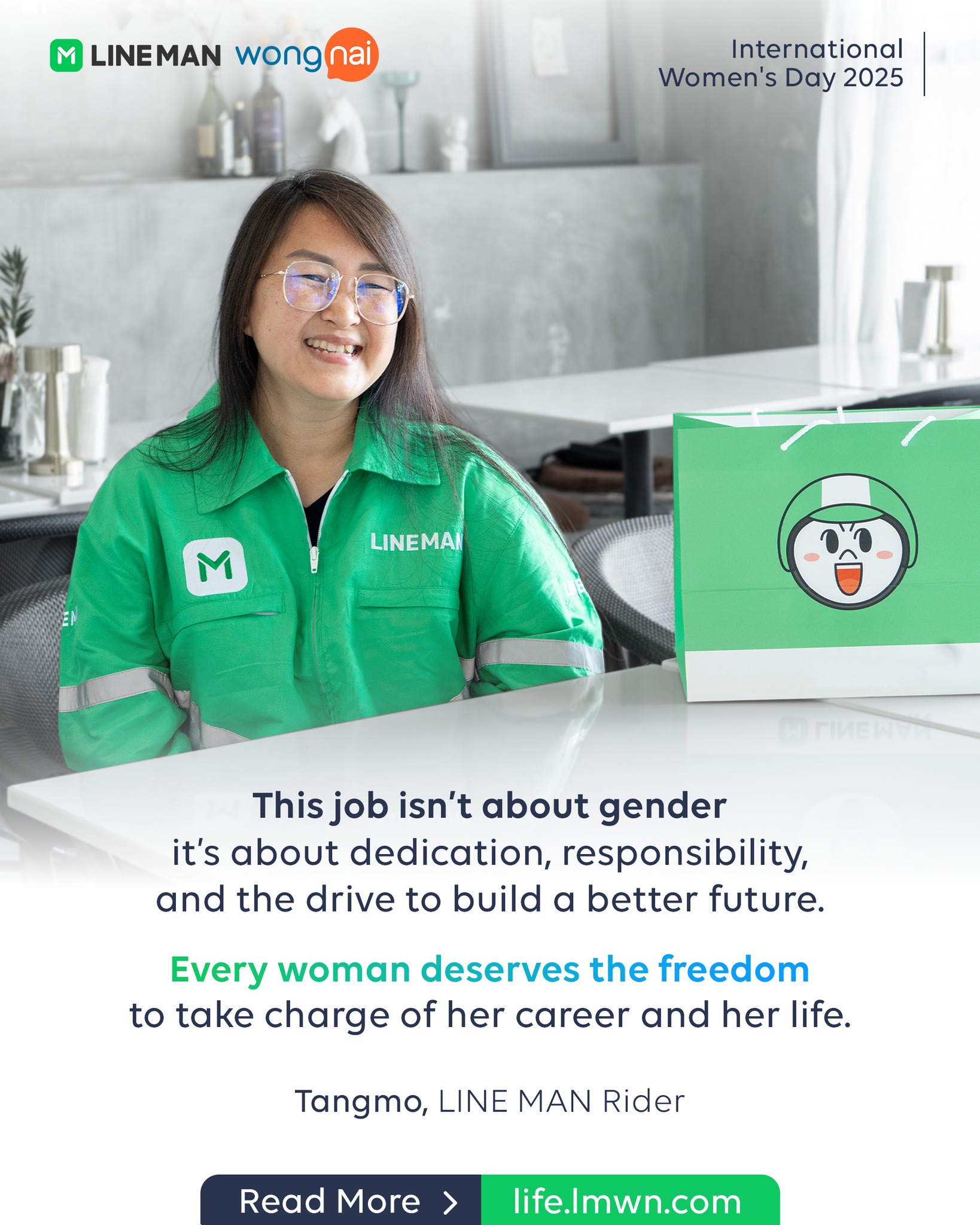 She Rides, We Support: How LINE... - Life at LINE MAN Wongnai | Facebook