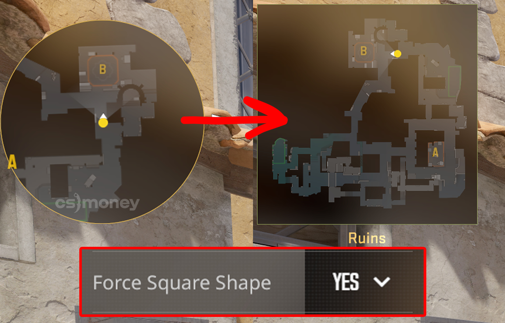 Square Radar > Round Radar.... - Cs.money CS:GO Trading Bot | Facebook