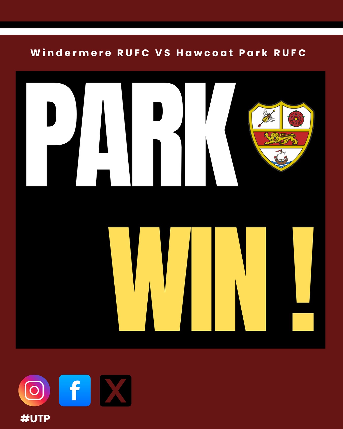 Hawcoat Park - First game, first win for Hawcoat Park RUFC... | Facebook