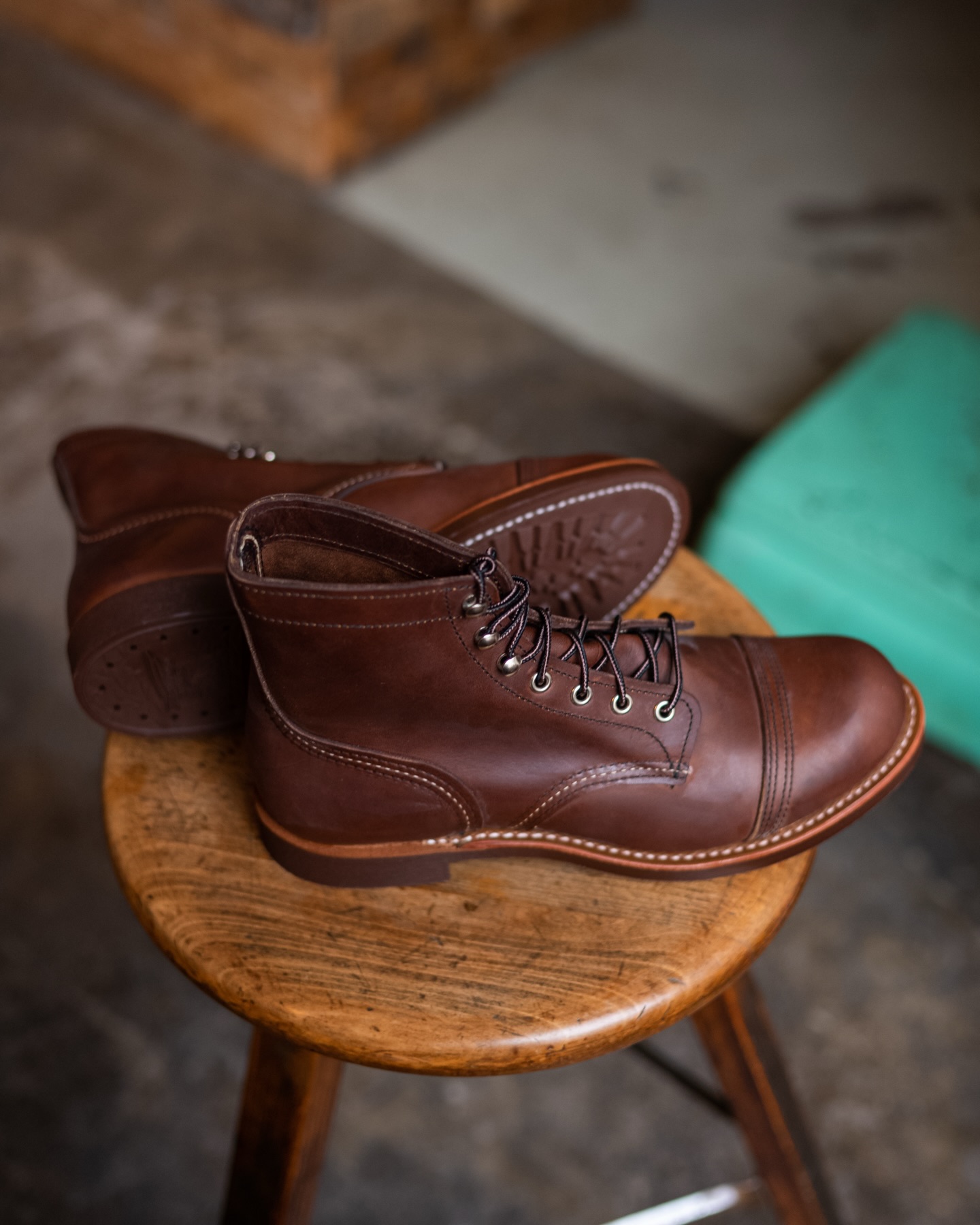 All-time favorite and absolute icon! The 8111 Iron Ranger in Amber 