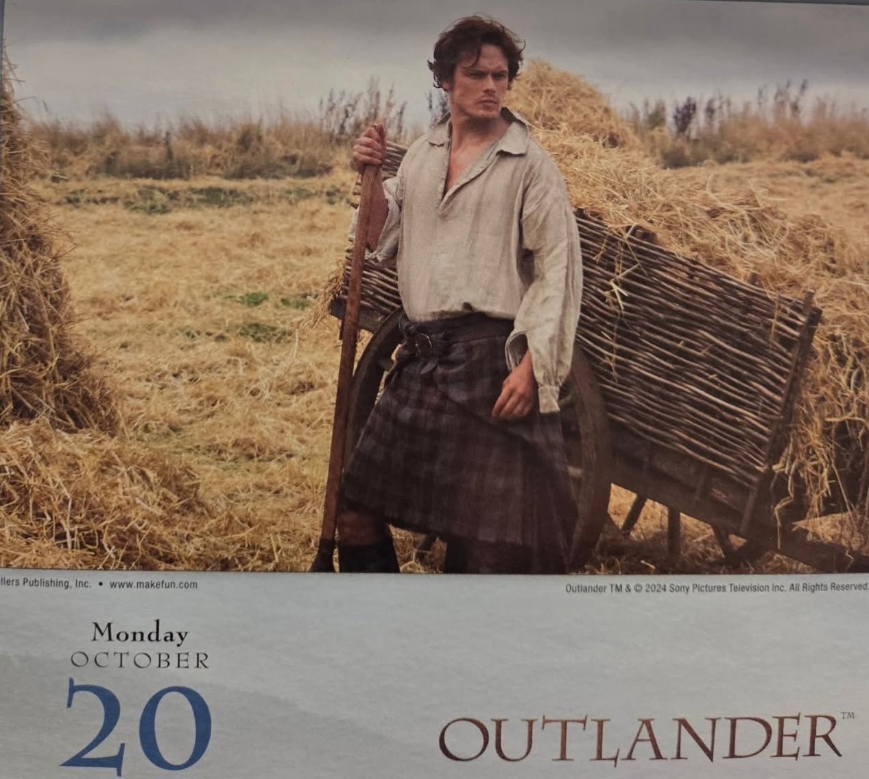 A look at the calendar motif for... - Outlanders world | Facebook