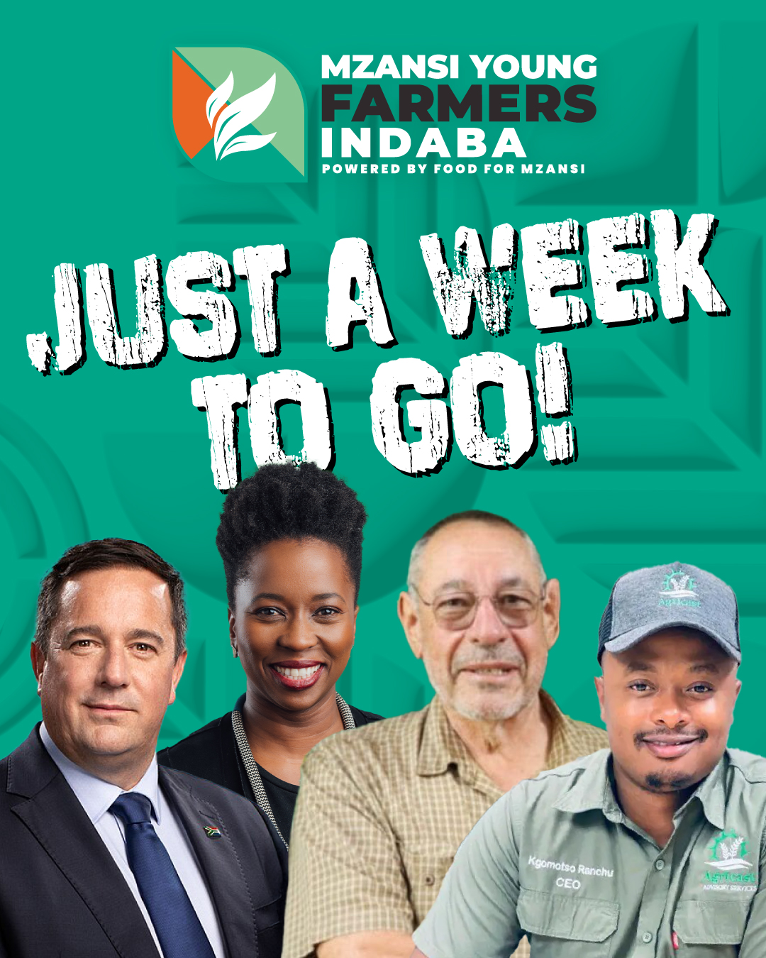 Food For Mzansi - 7 days to go! 🚀 South Africa’s biggest young farmers ...