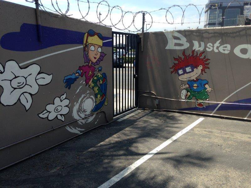 Splaat - RUGRATS POWER Mural in parkng lot of old Klasky Csupo building ...