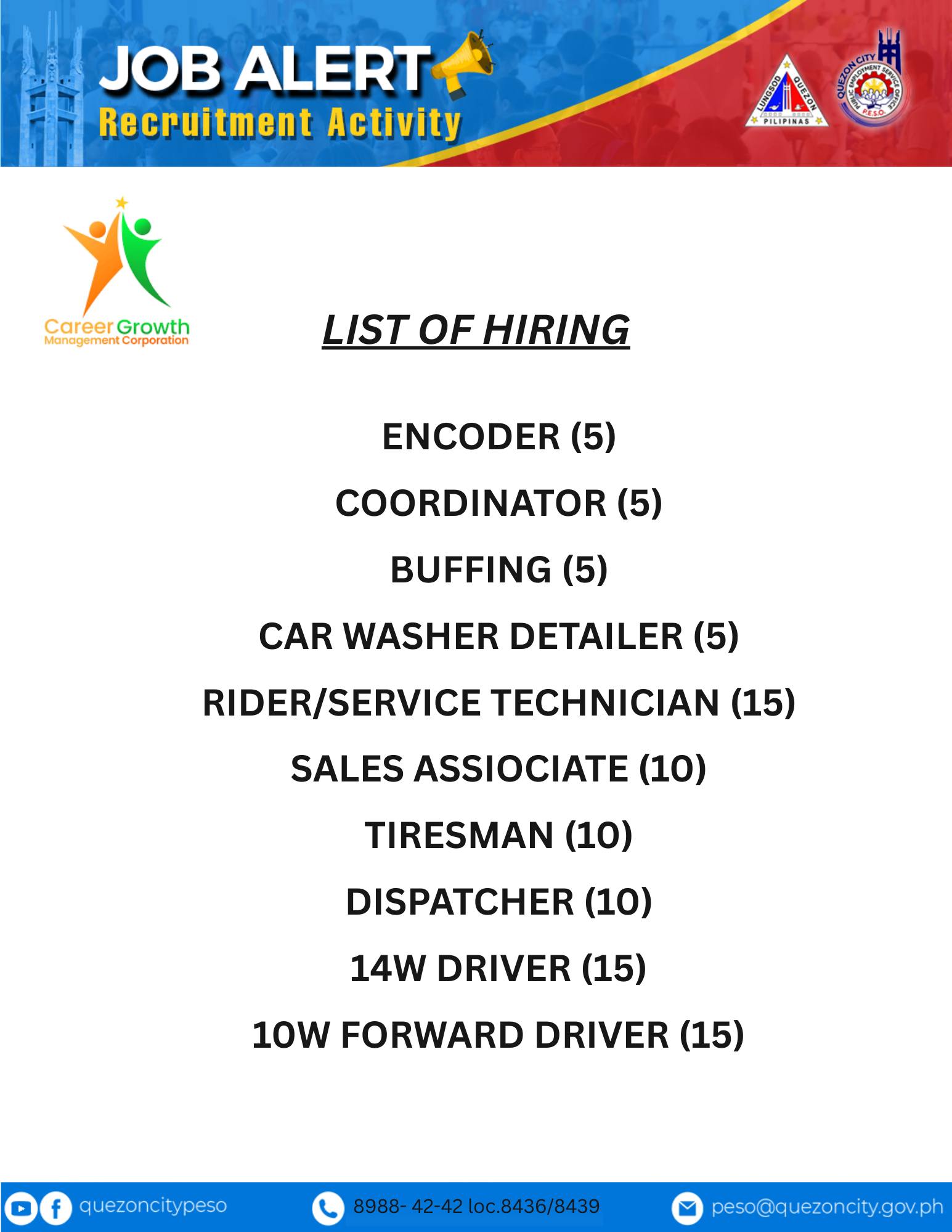 Apply na rito, QCitizens! 📣... - Quezon City Government | Facebook