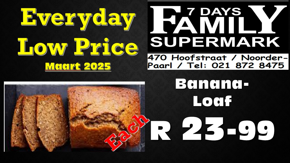 7Days Supermarket _ Saverite Supermarket 7 Days Family Paarl in the ...