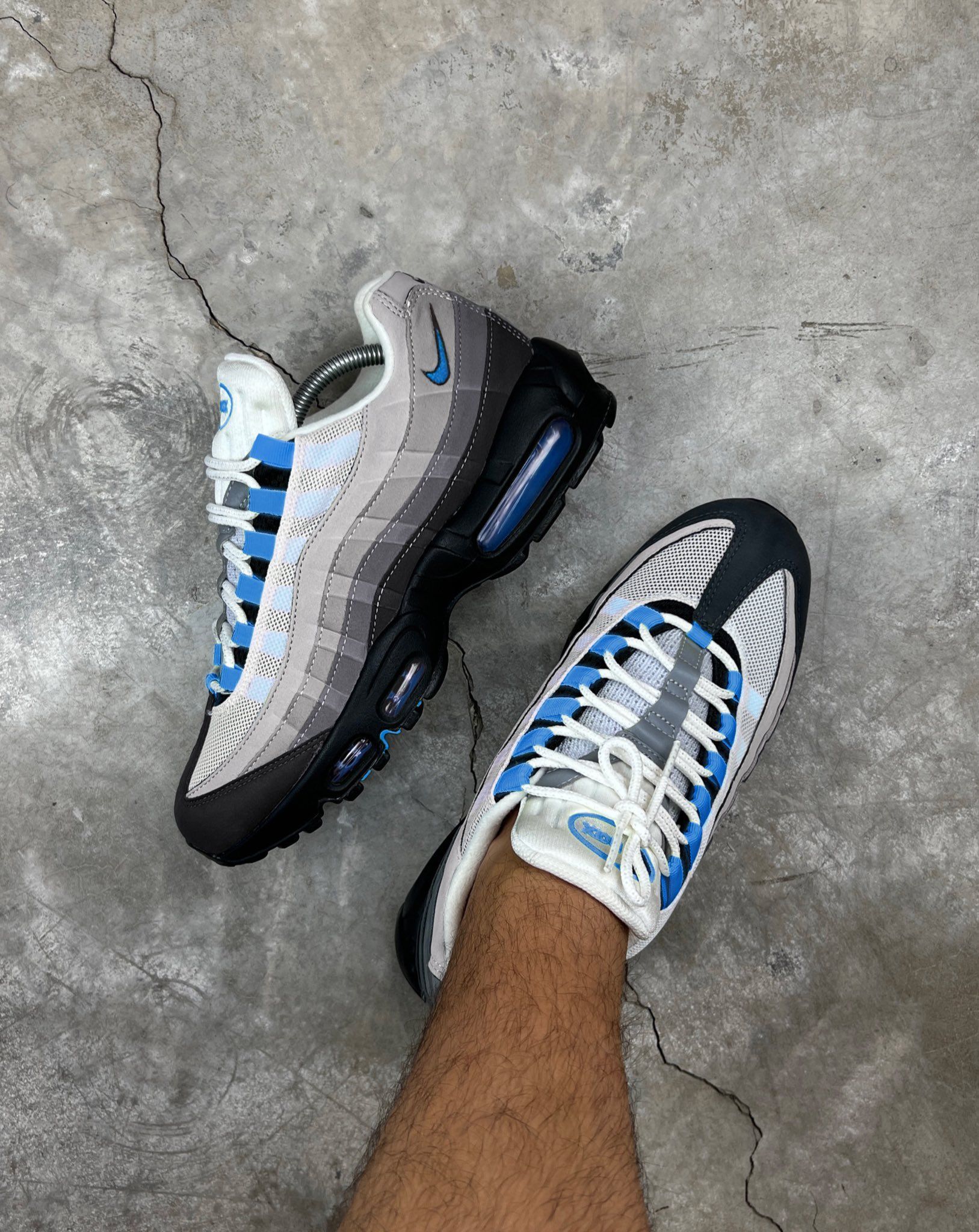The Nike Air Max 95 “Blue Tint” is expected to return this month