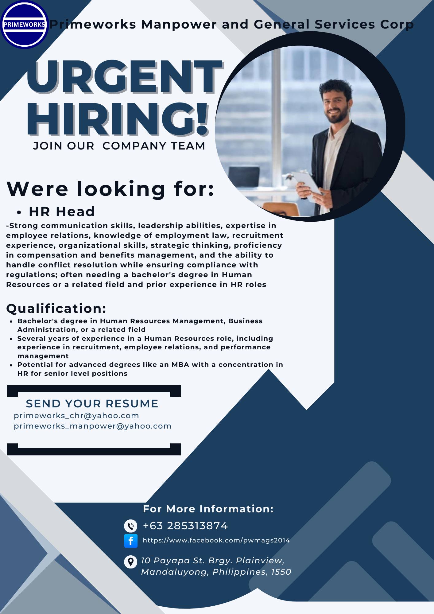 Primeworks Manpower and General Services Corp. | Mandaluyong