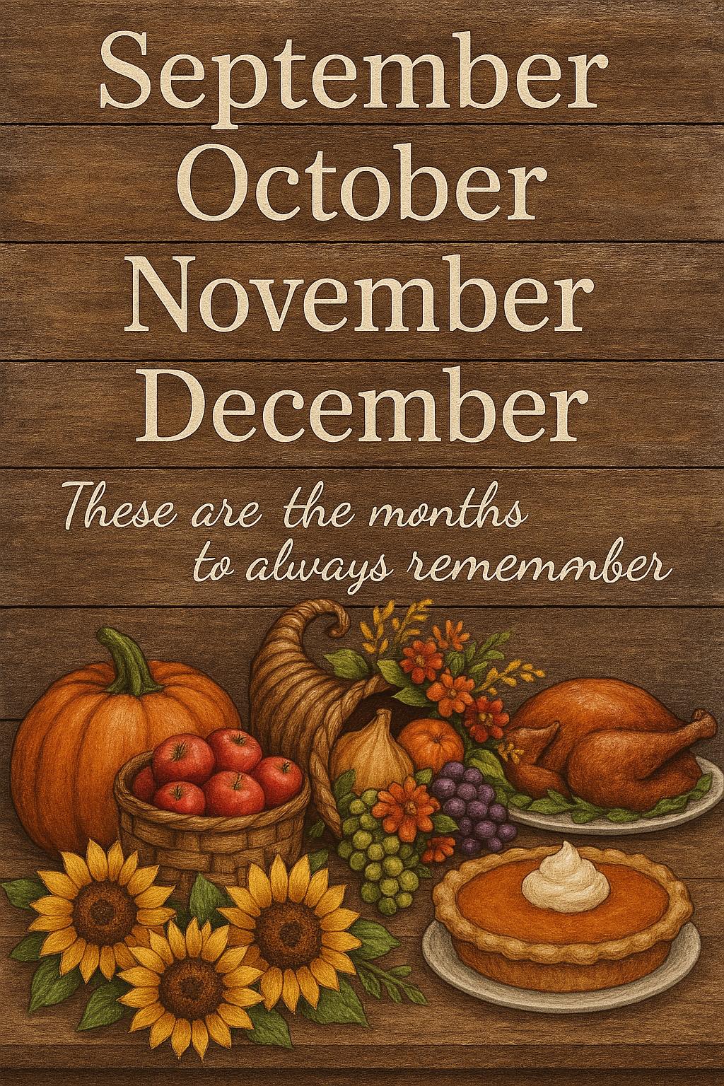 For... - For the love of Fall, Thanksgiving, and Christmas