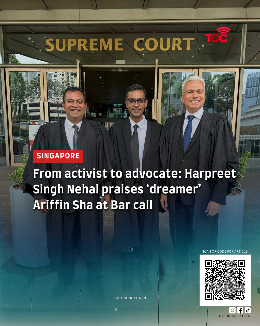 The Online - Senior Counsel Harpreet Singh Nehal paid tribute to fellow ...