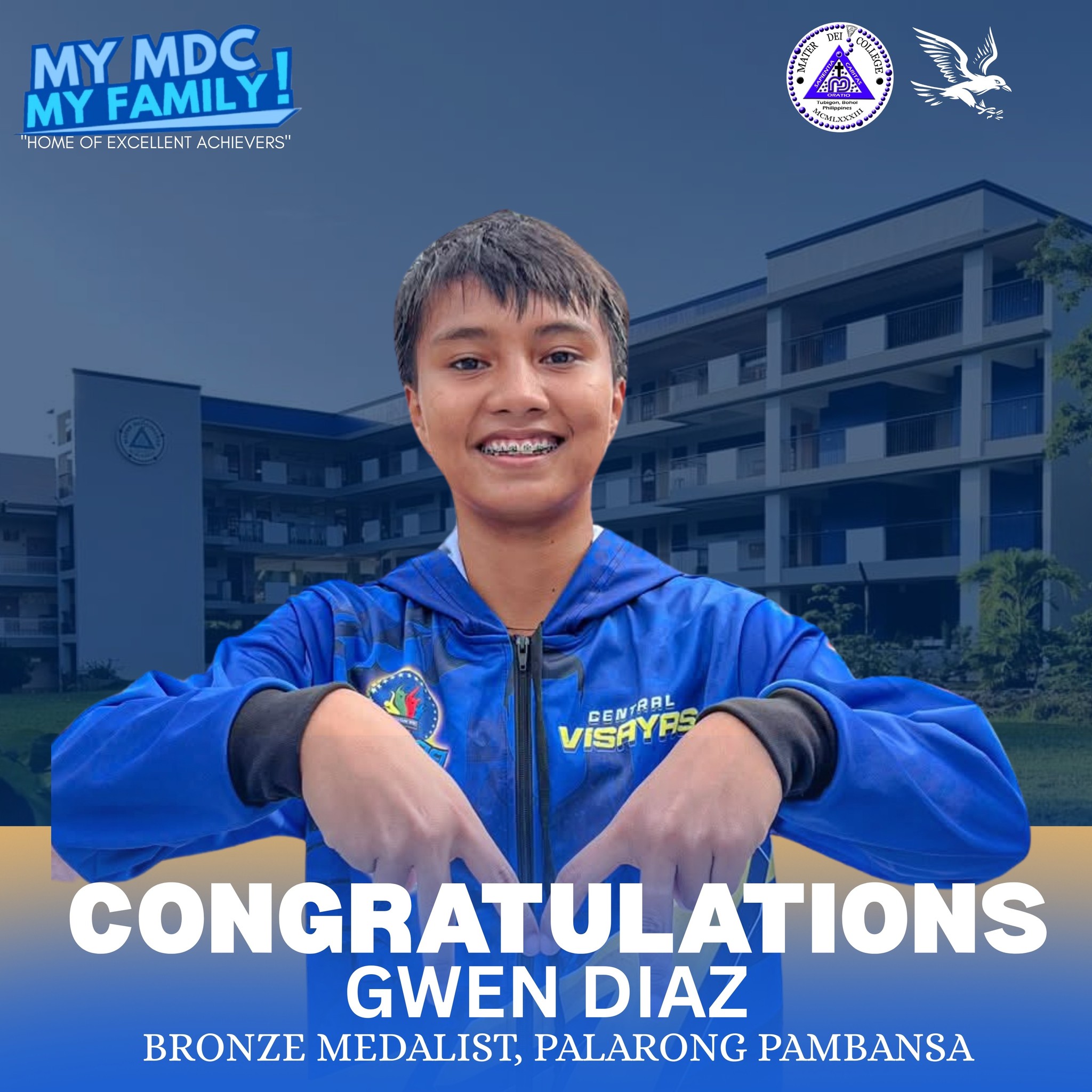 MDC - Congratulations Gwen Diaz for being the Bronze Medalist in the ...