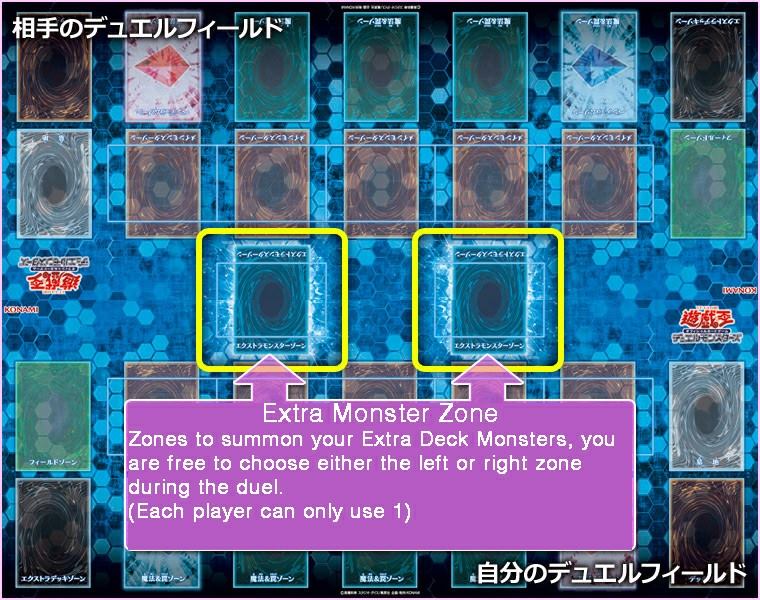 yugioh extra deck zone Transcend Cards 2 Player Duel Link Zones Custom Playmat Vehicroid Connection Zone SGX2-ENB16 Yugioh