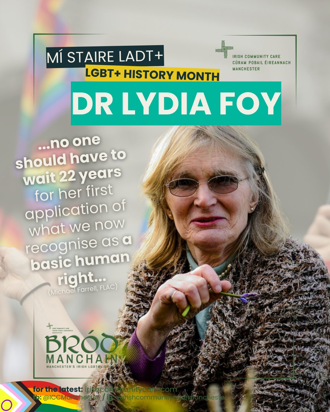Irish - Co. Kildare native Dr Lydia Foy, a trans woman, led a 20-year ...
