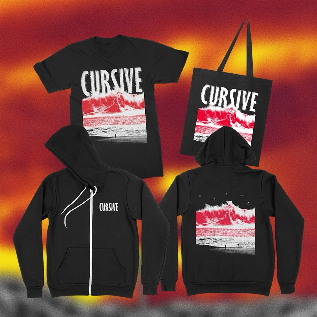 Cursive - Don’t forget to pick up a limited edition T-shirt or a spring ...