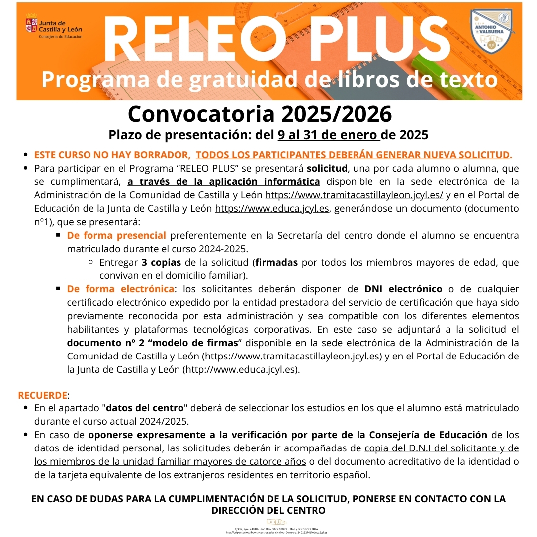 Colegio - Para generar una solicitud nueva, entre en la web de EDUCA ...