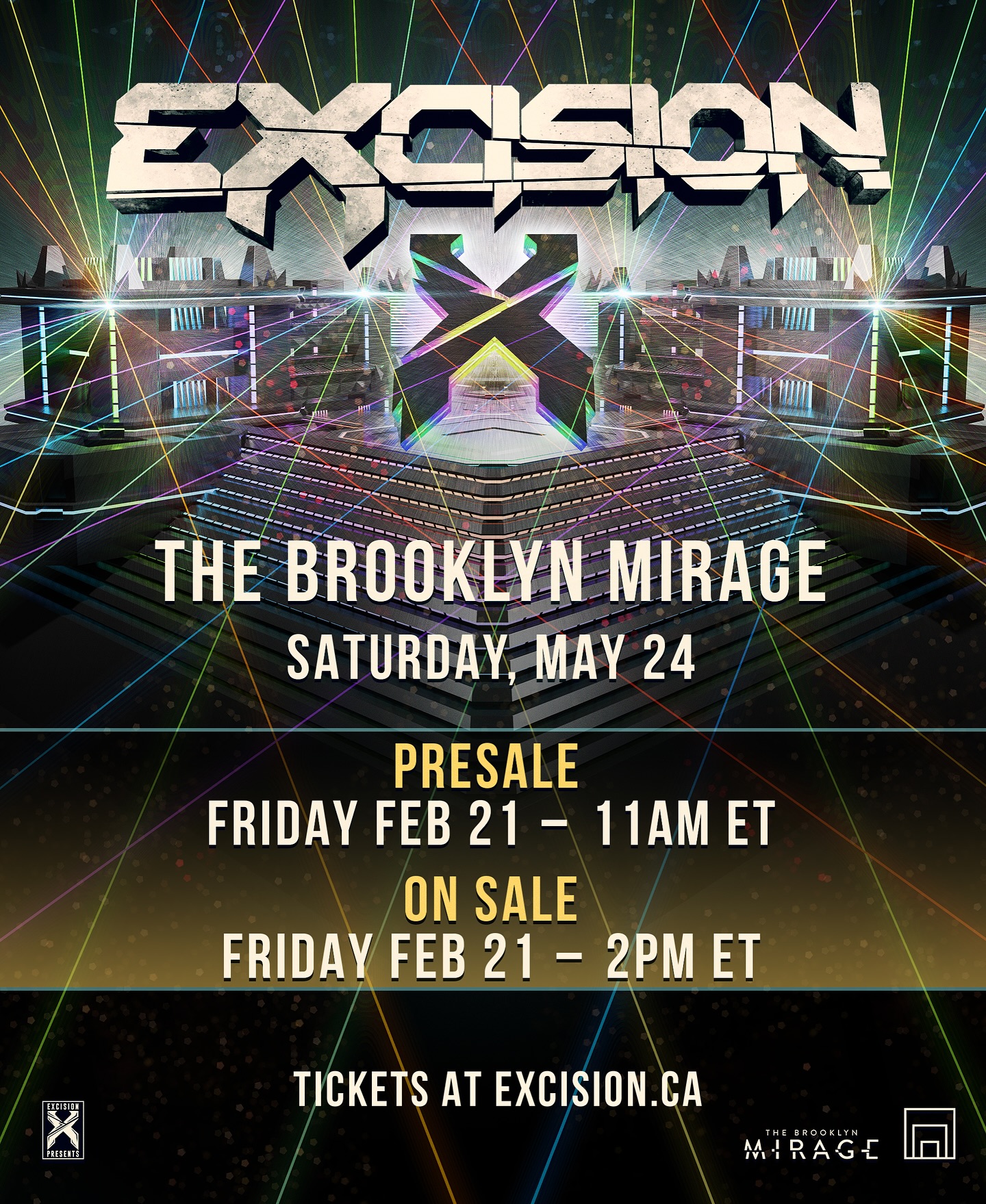 Saturday 5/24 at Brooklyn Mirage is SOLD OUT! Grab your Sunday or