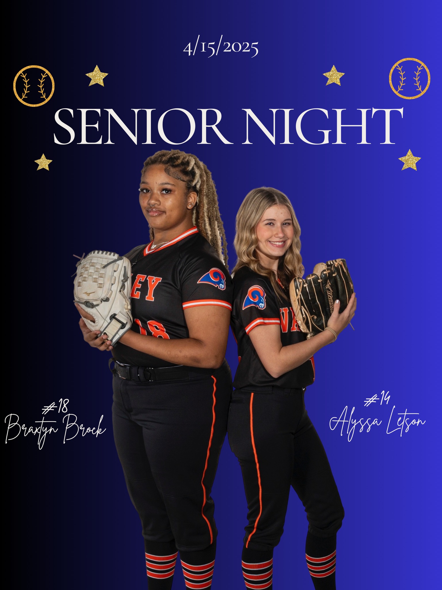It's SENIOR NIGHT! Come join us... - VHS Lady Rams Softball | Facebook