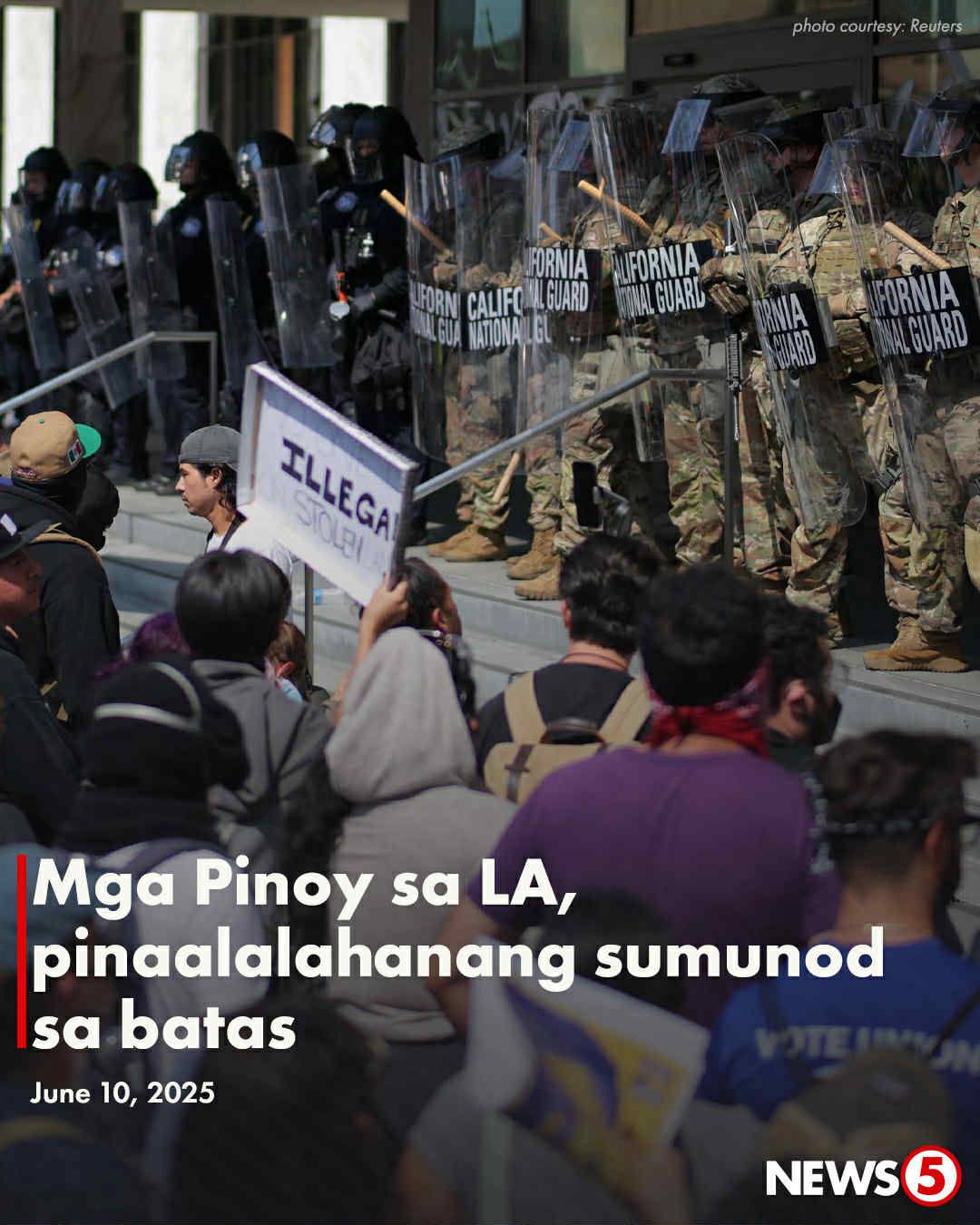 News5 - PALASYO SA IMMIGRATION PROTEST SA LA... | Facebook