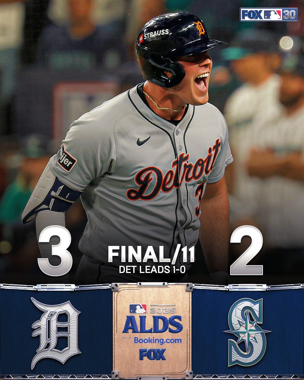 MLB - The Tigers take Game 1 of the ALDS in extras! 🐅 | Facebook