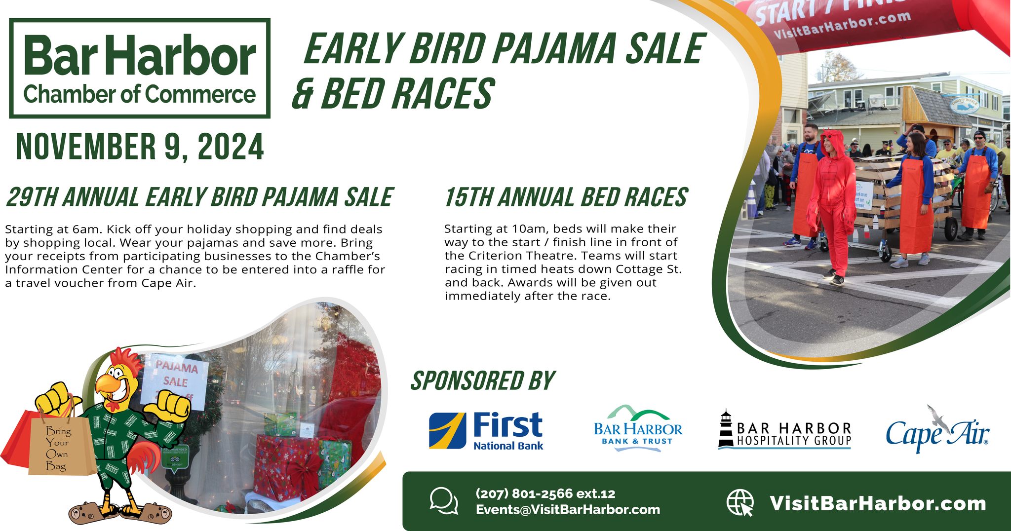 2024 Early Bird Pajama Sale & Bed Races