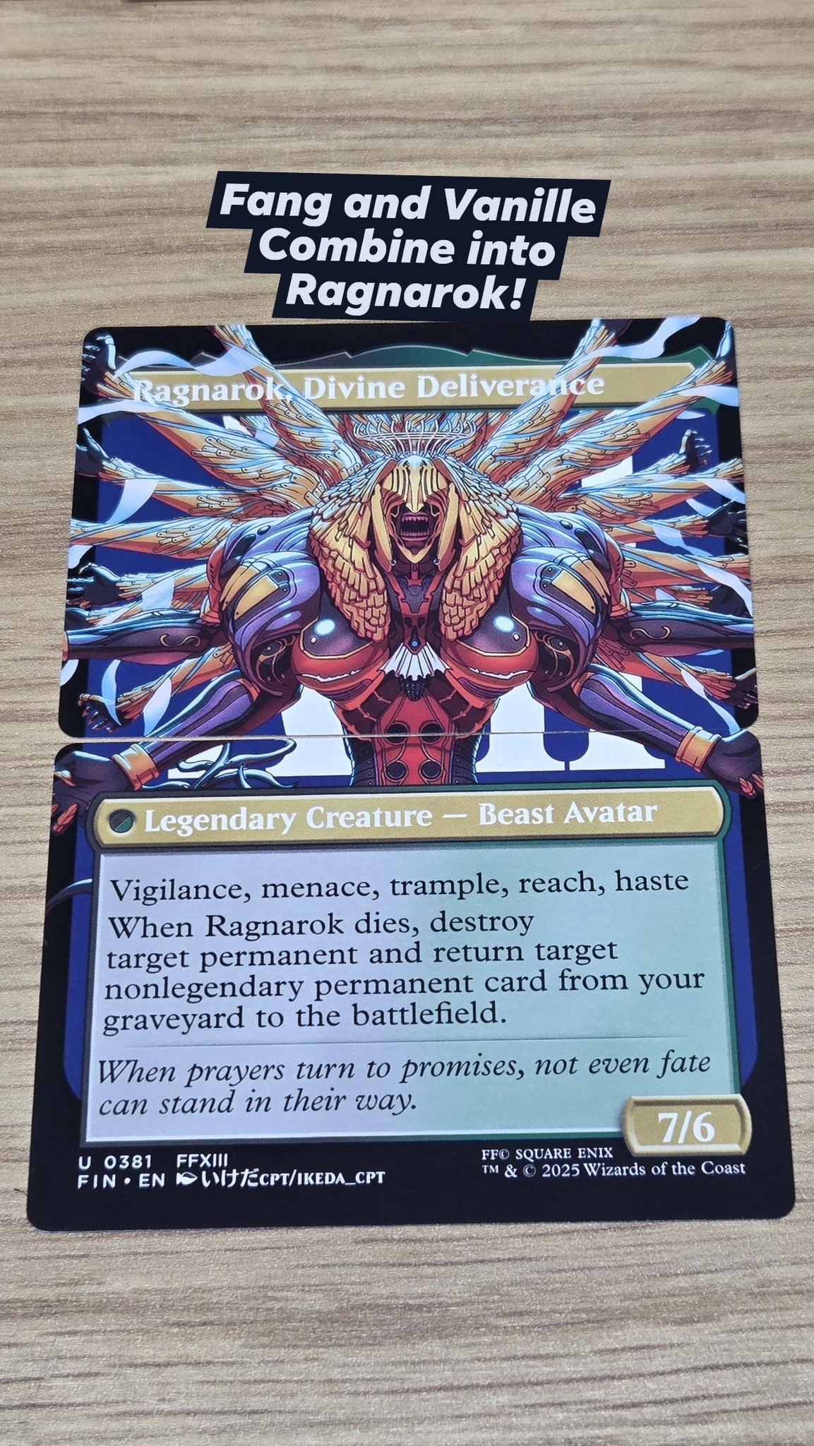 fang final fantasy mtg Magic The Gathering - Universes Beyond - Whenever one or more cards leave your graveyard Estinien Varlineau  Final Fantasy