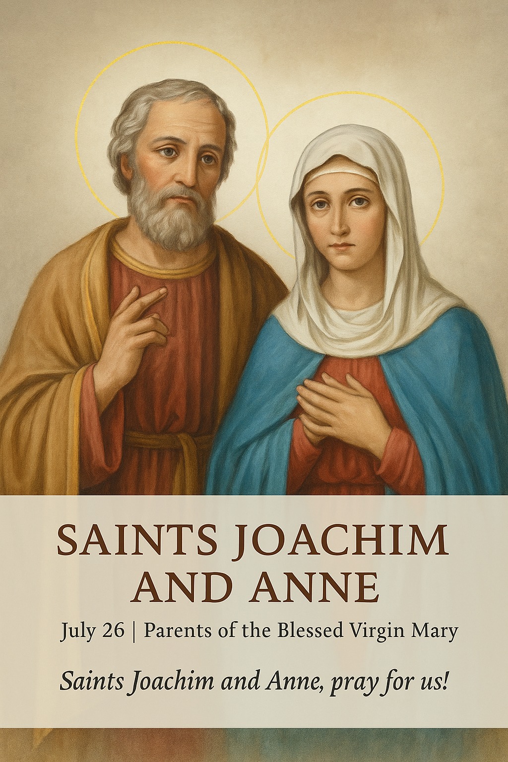 MY Reflections - 🌿 FEAST OF SAINTS JOACHIM AND ANNE 🌿... | Facebook