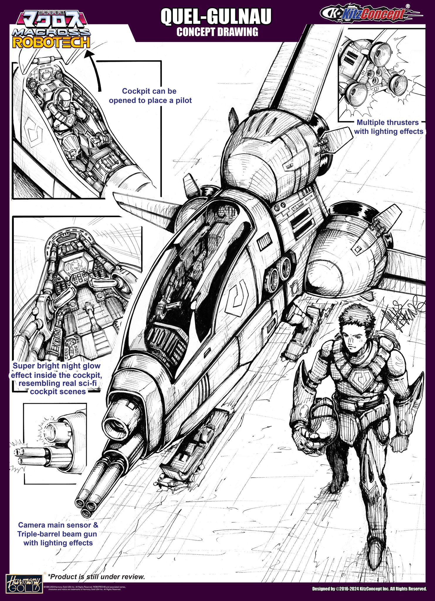 Robotech - #Robotech: The #Macross Saga Zentradei fighter from ...
