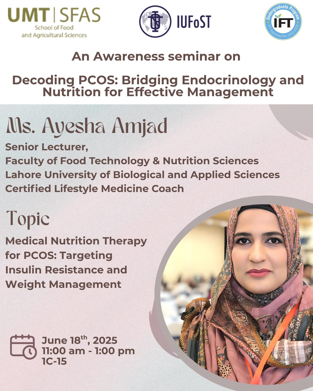 UMT SFAS - School of Food and Agricultural Sciences | Lahore