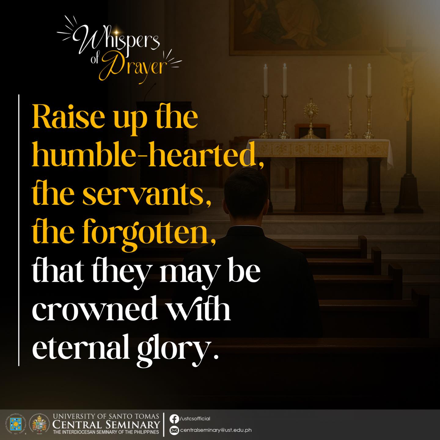 UST - PRAYER FOR THE LAST Lord of humility, you taught that “the last ...