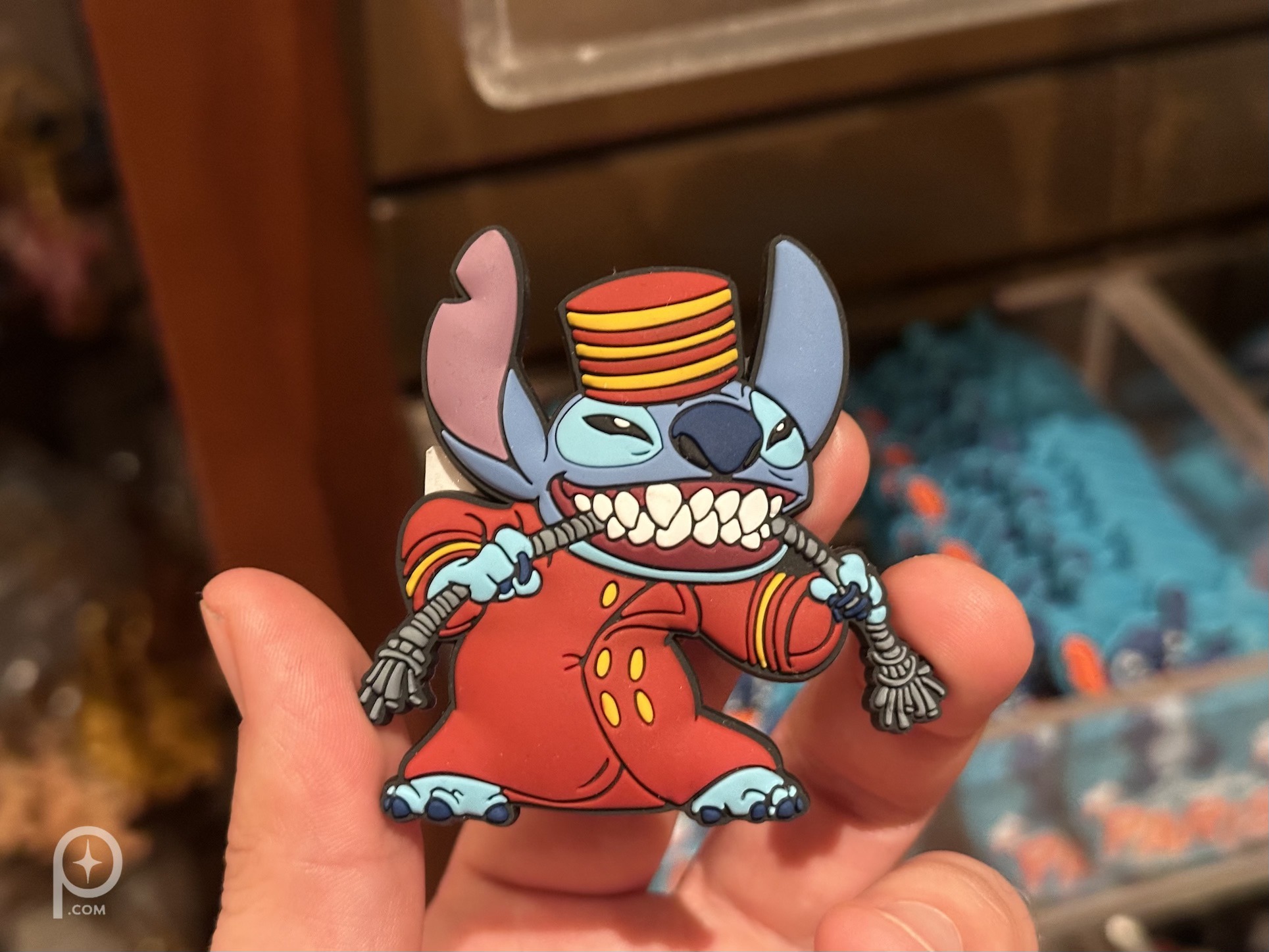 You can find this magnet of Stitch dressed as a Tower of Terror