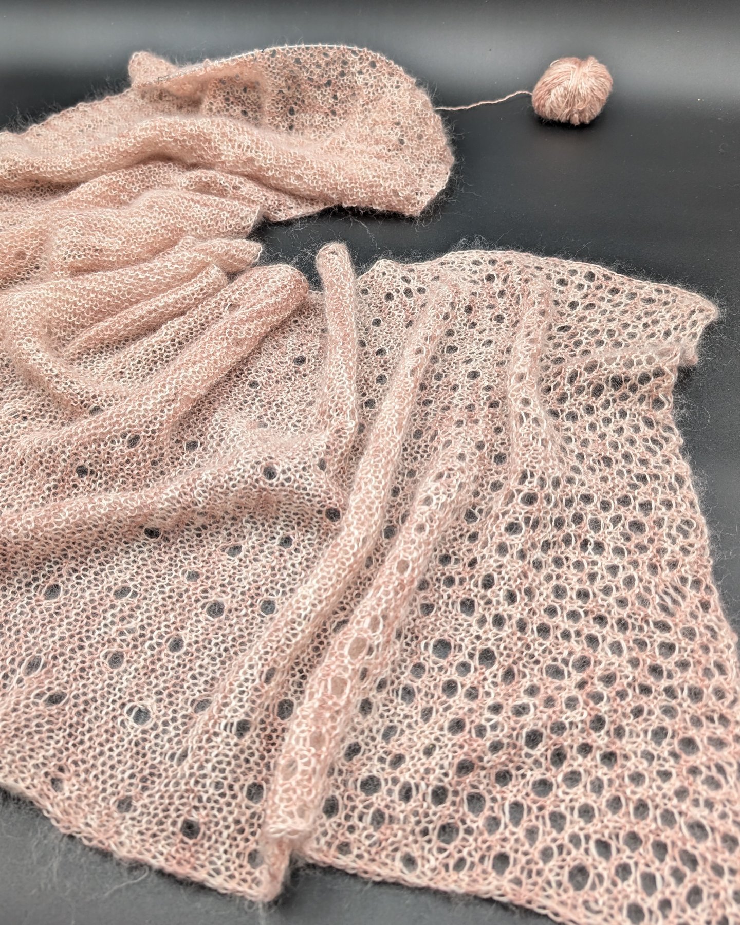 I wanted to zoom in on your delicate details of the Mohair Mobile