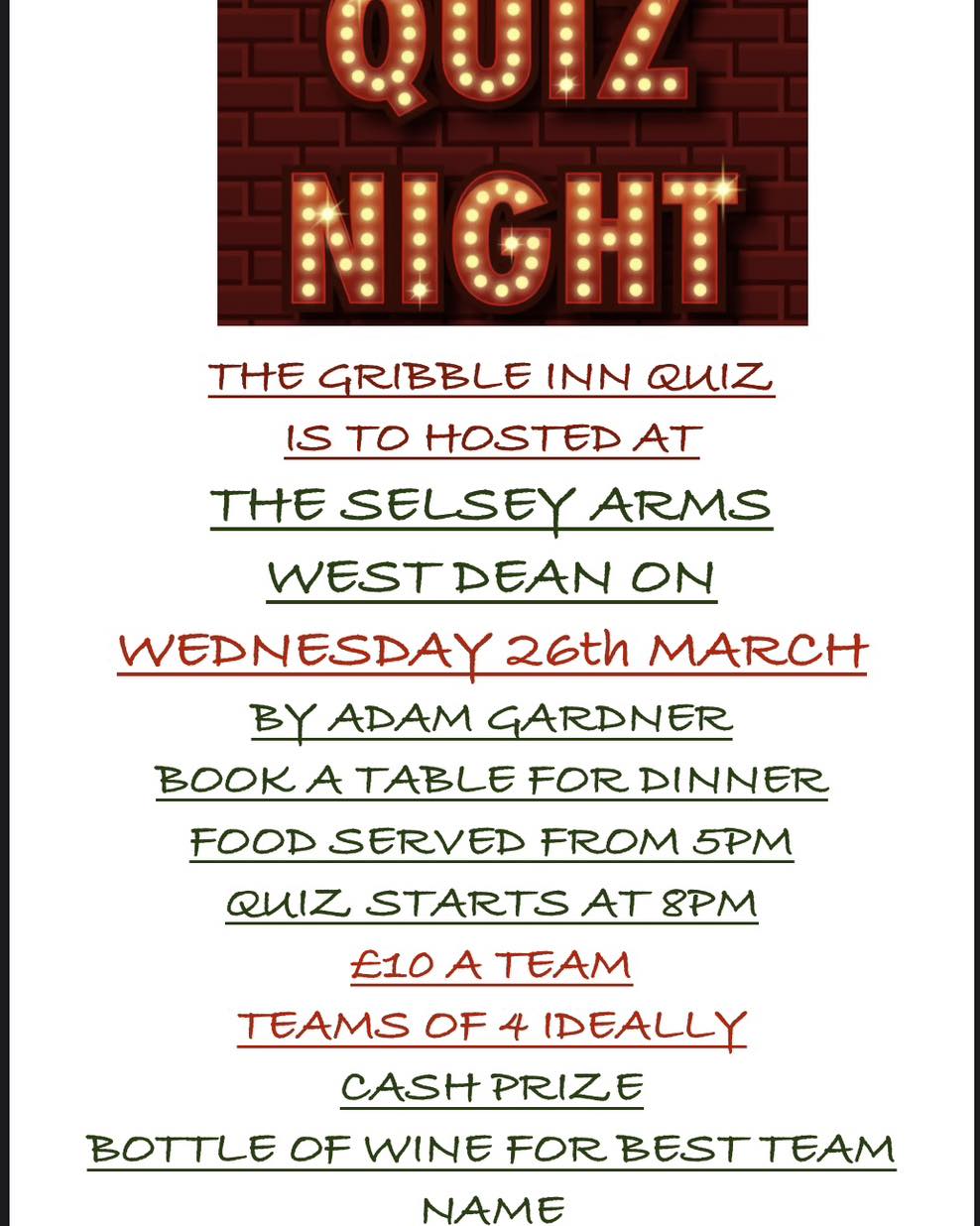 The Gribble Inn | Oving