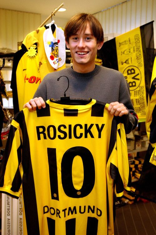 Maillot Borussia Dortmund 2001-2002 - Taille S - ROSICKY - Occasion (État Correct)
