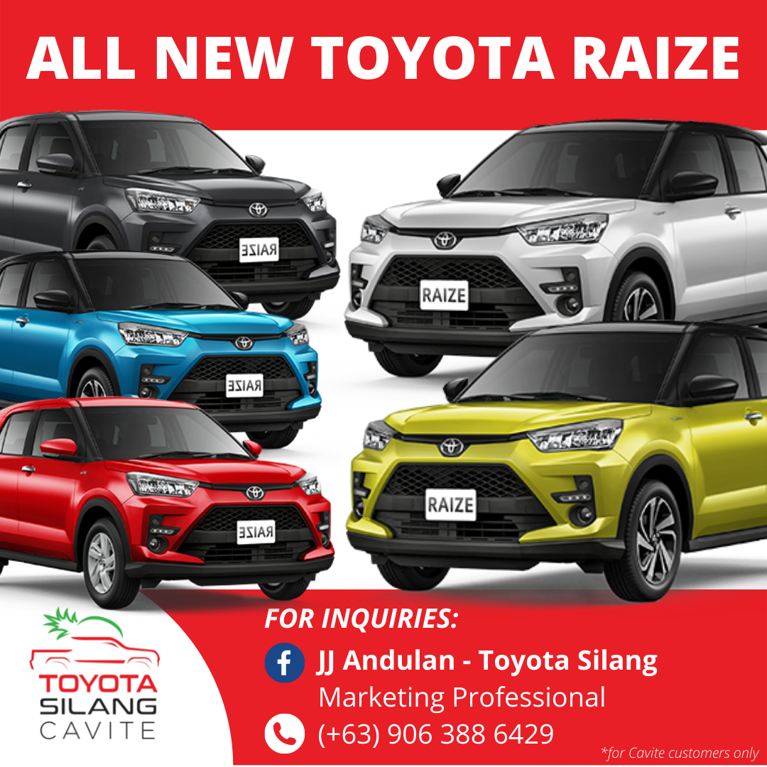 JJ Andulan - Toyota Silang - The all-new Toyota Raize boasts an ...