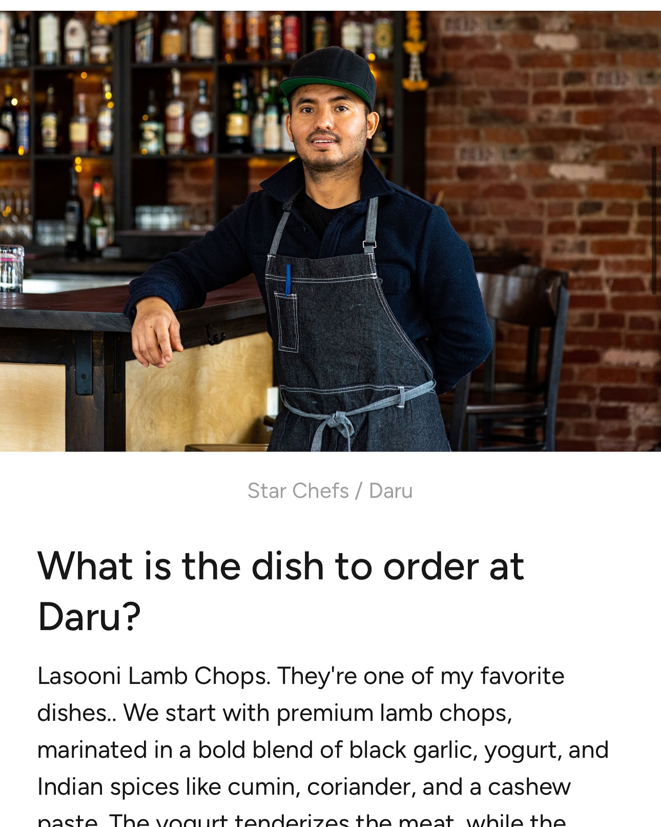 Daru | Washington D.C. DC