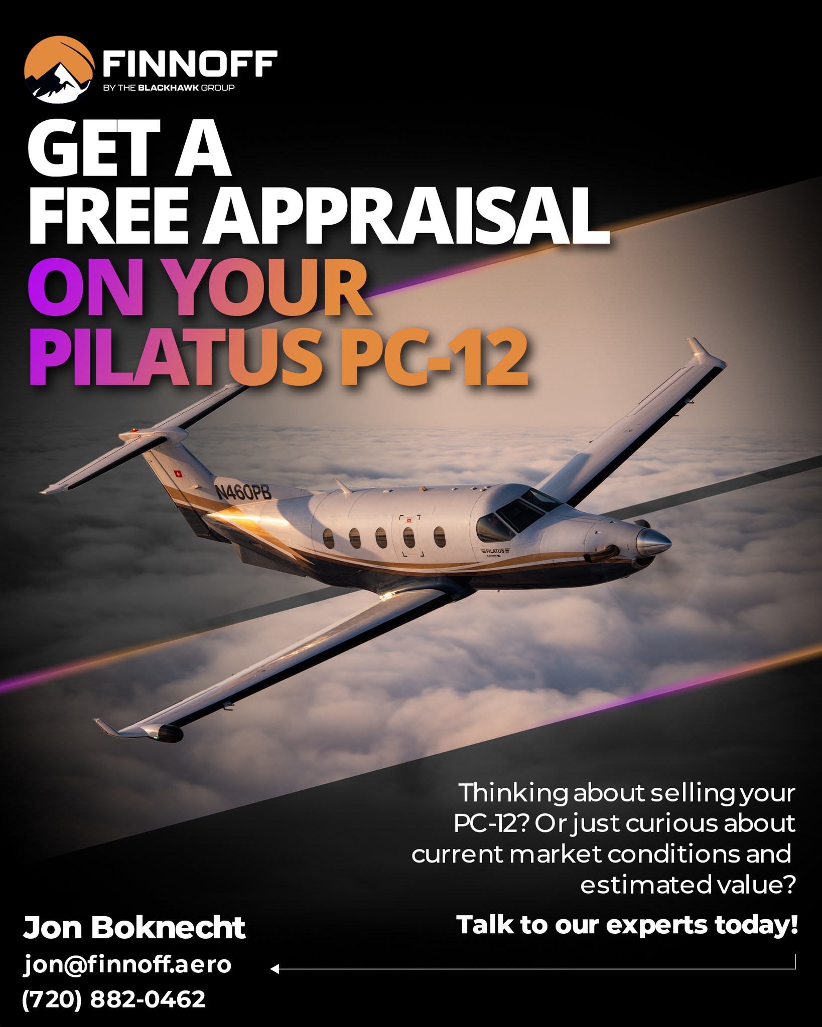 Finnoff - Pilatus PC-12 Owners! Considering selling your aircraft? Or ...