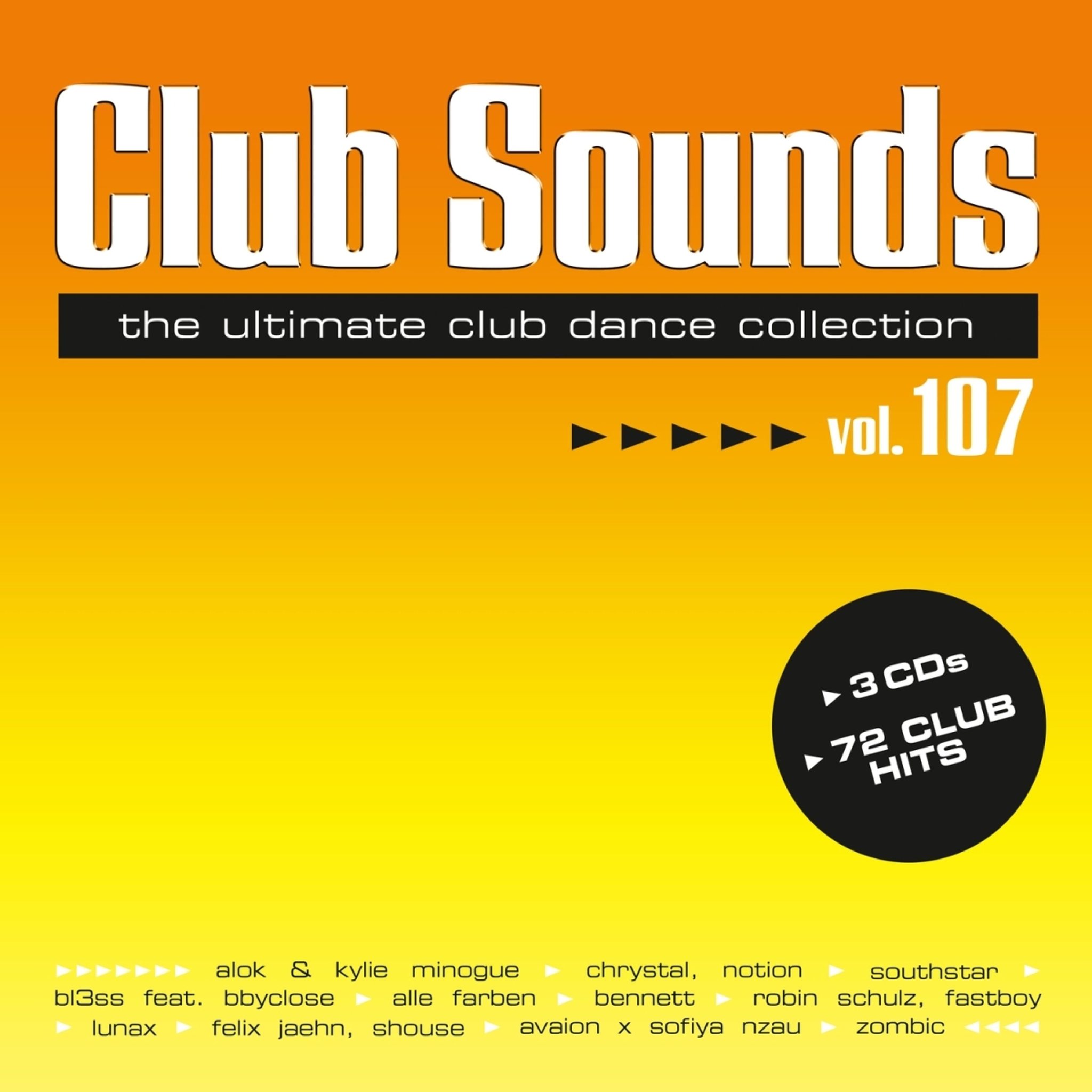 Available in all shops on friday, Club Sounds Vol. 107 CD 