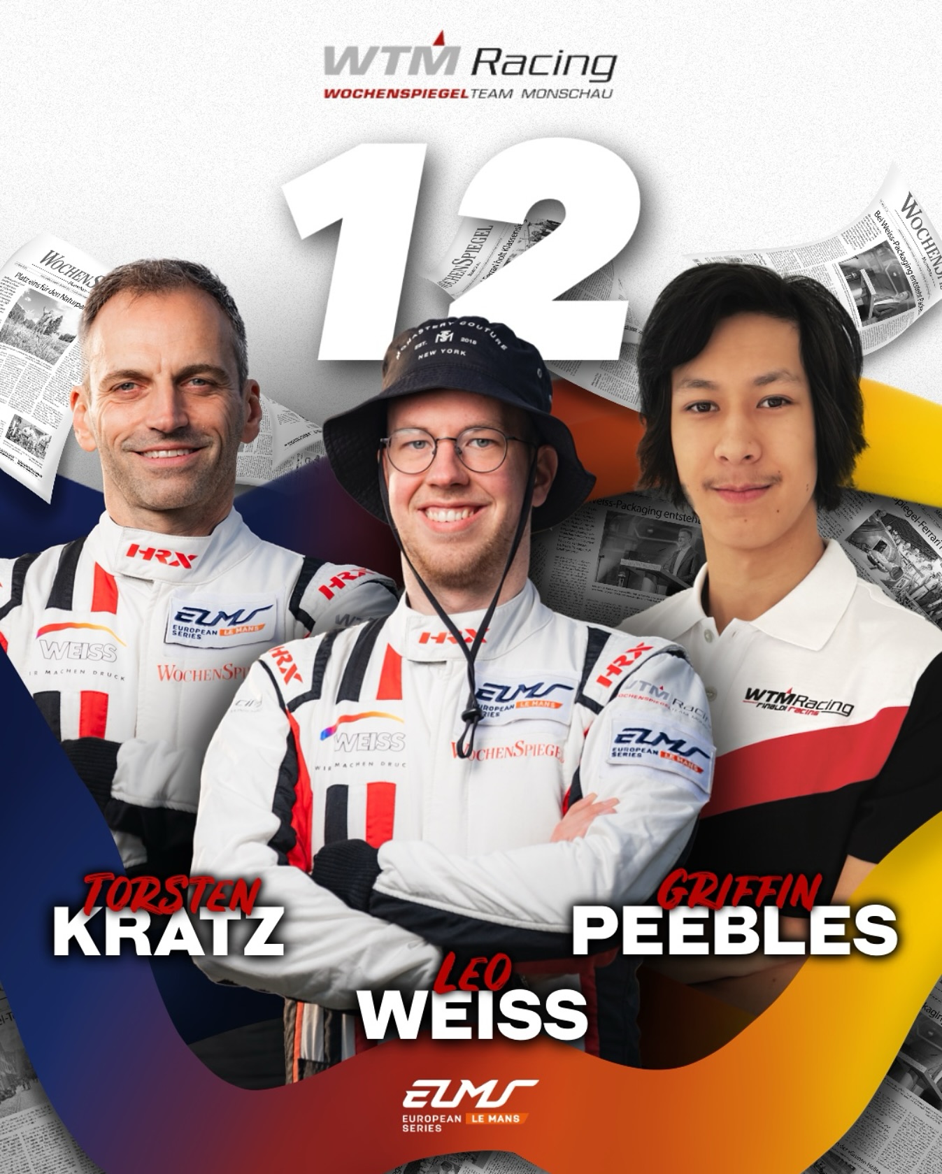 WTM Racing - Thrilled to unveil our lineup for the #12! 🚀 We are ...