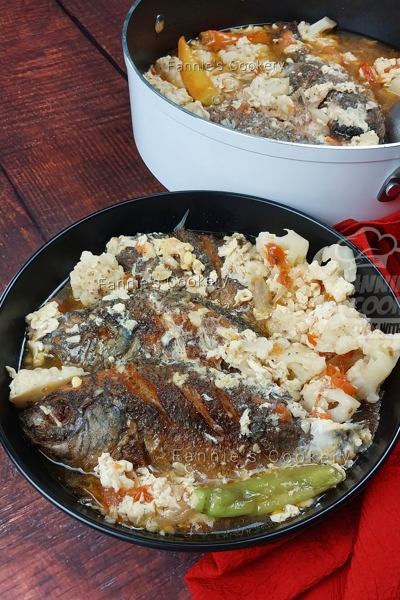 Fannie's - TILAPIA Sarciado with Cauliflower Ingredients: • 5 pcs ...