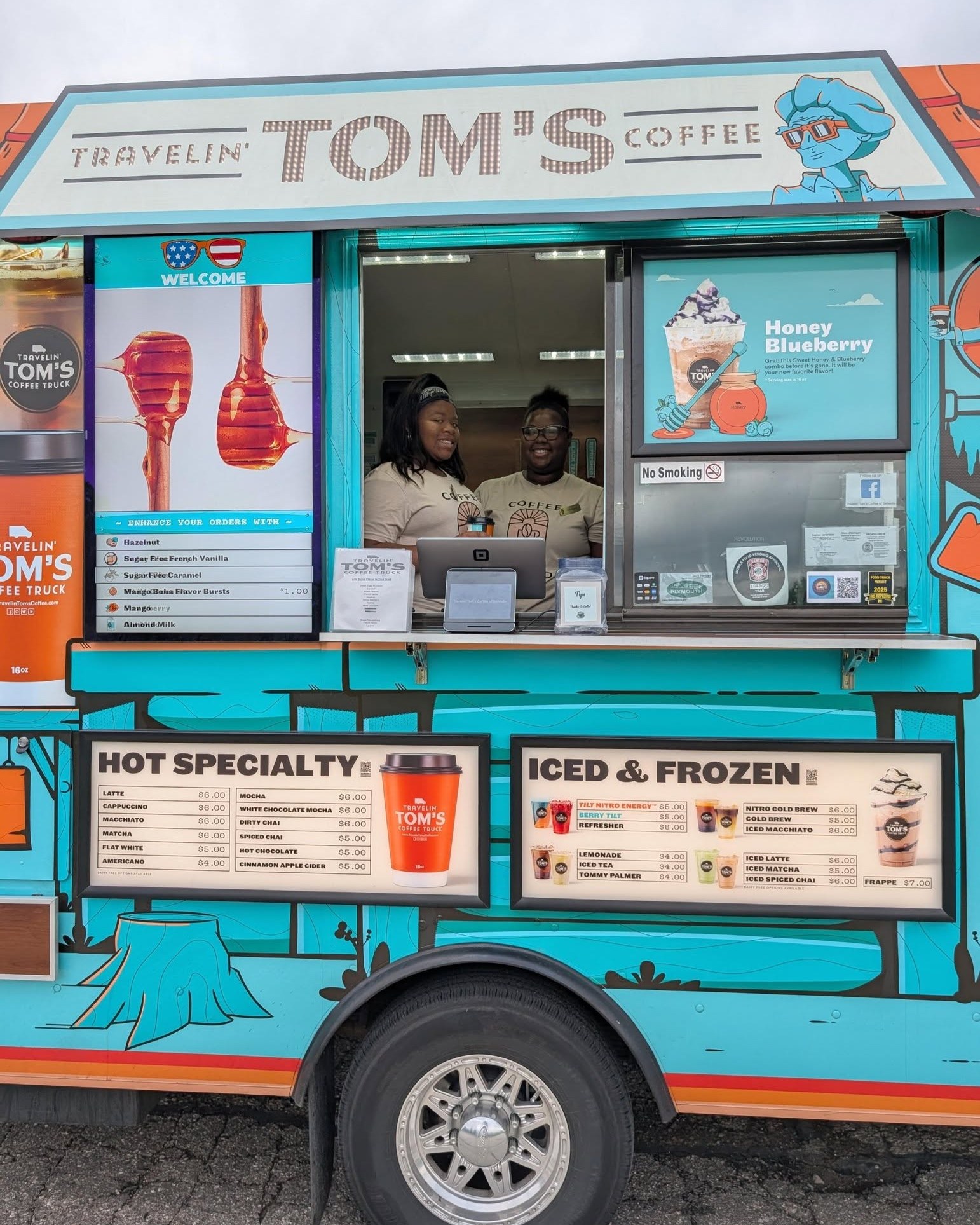 Canton - Get your morning cup of joe at the Travelin' Tom's Coffee