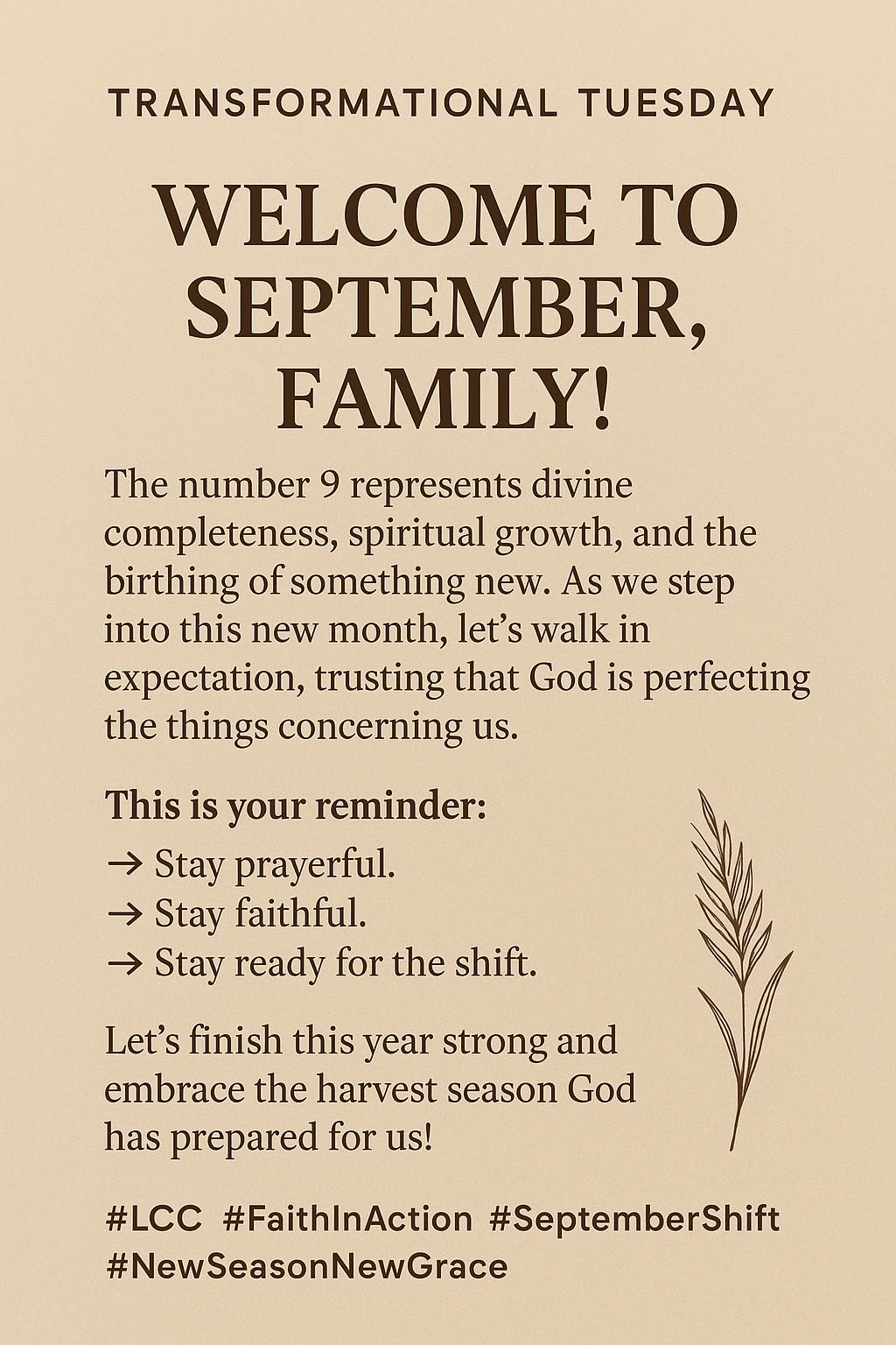 🌟 Transformational Tuesday... - Liberty Christian Center Inc. | Facebook