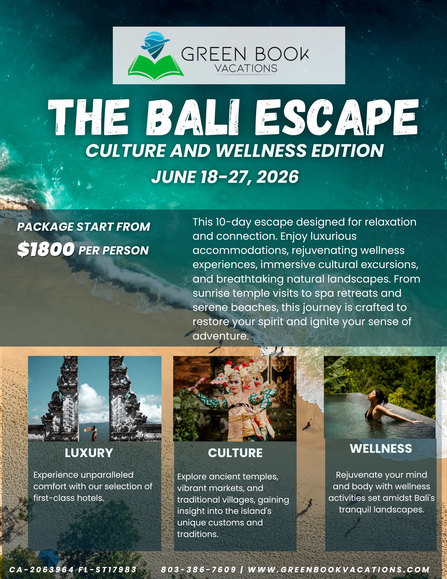 🌿 Introducing The Bali Escape:... - Green Book Vacations | Facebook