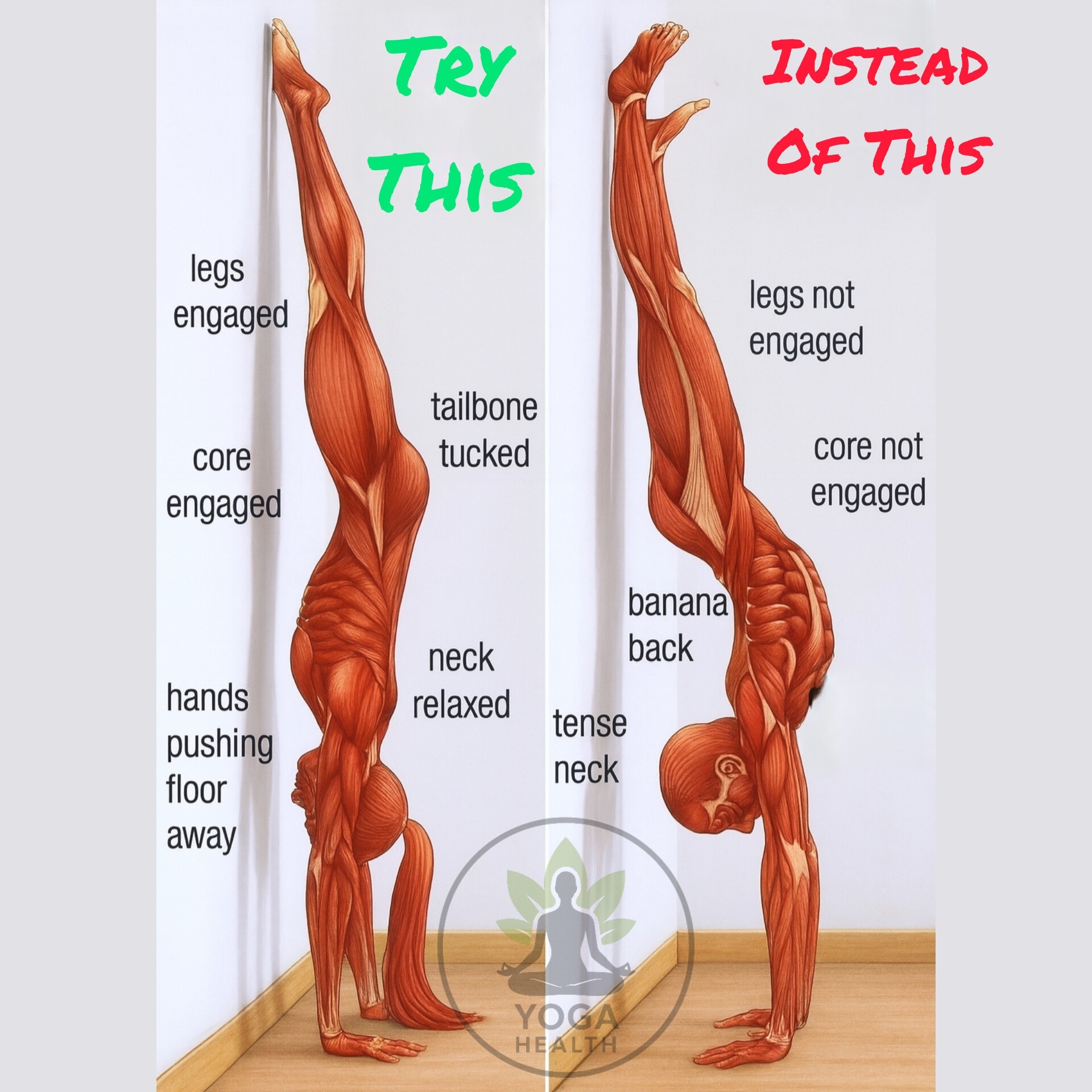 Yoga-Health - Mastering a handstand is not just about balance—it’s ...