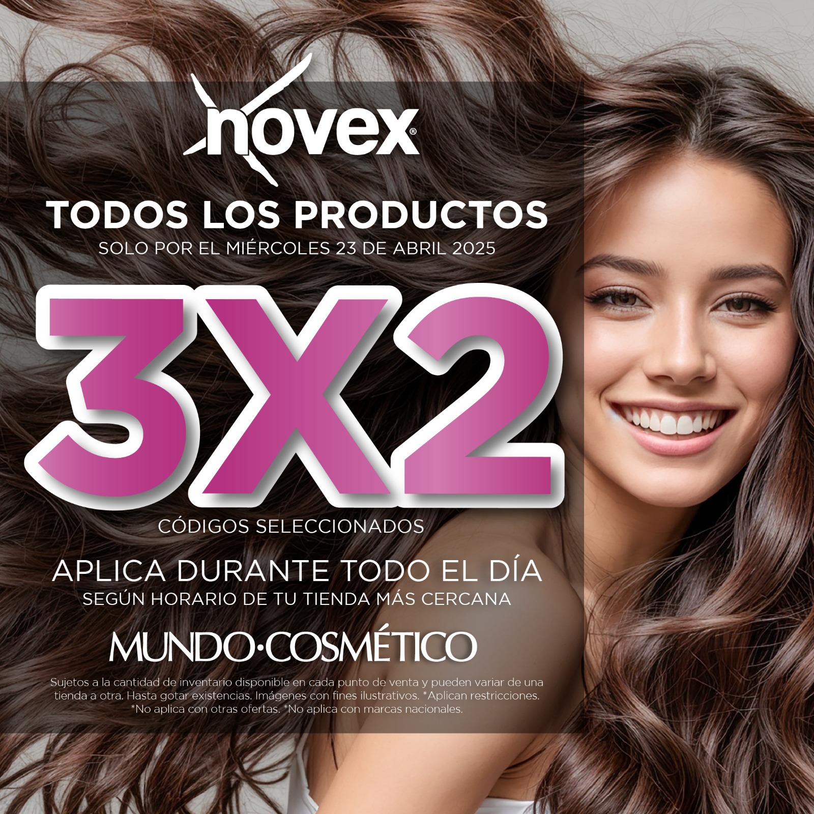 Mundo - ¡SOLO HOY! 💛 Todos los productos NOVEX están 3x2 en Mundo ...