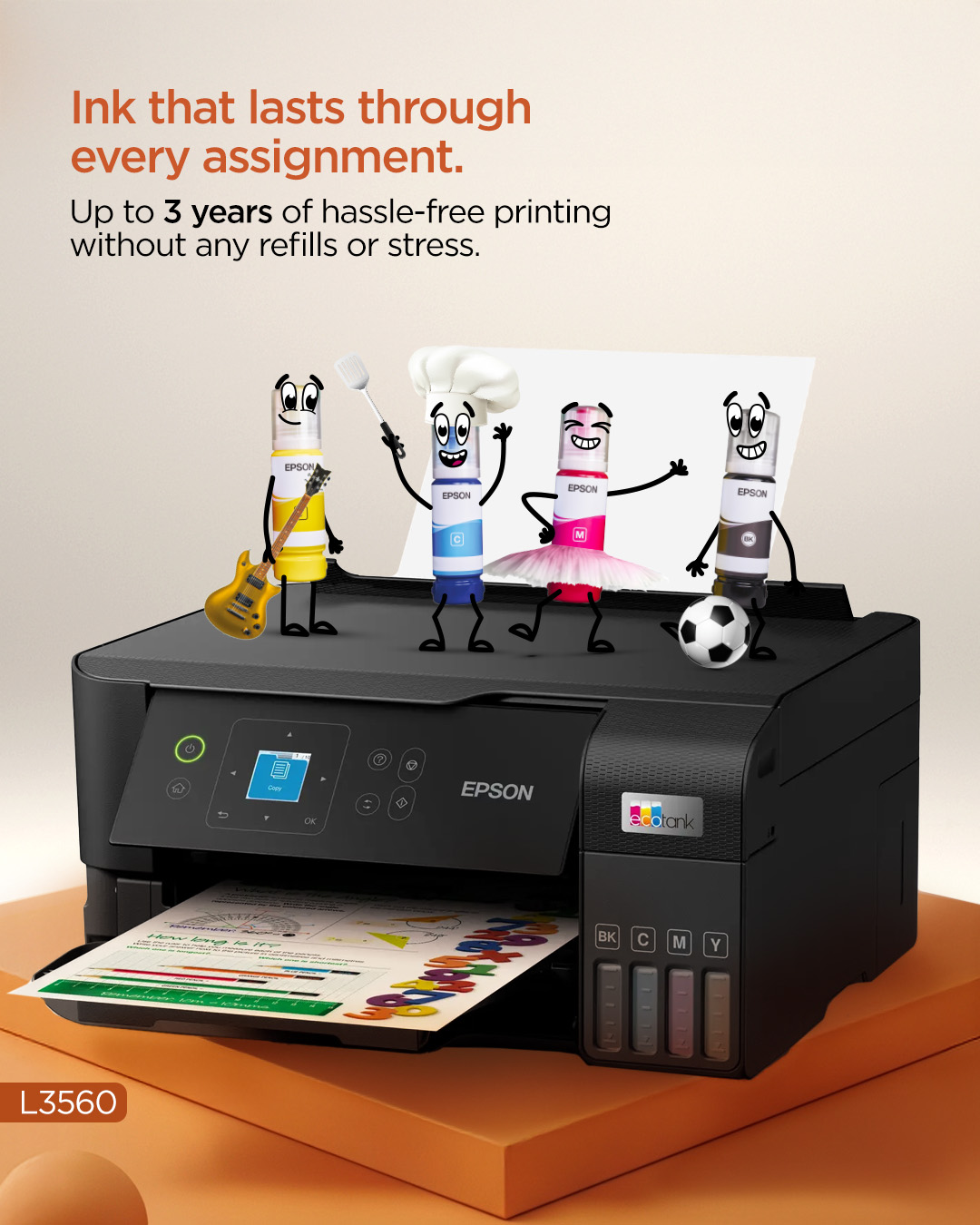 Ink that lasts through every... - Epson Middle East | Facebook