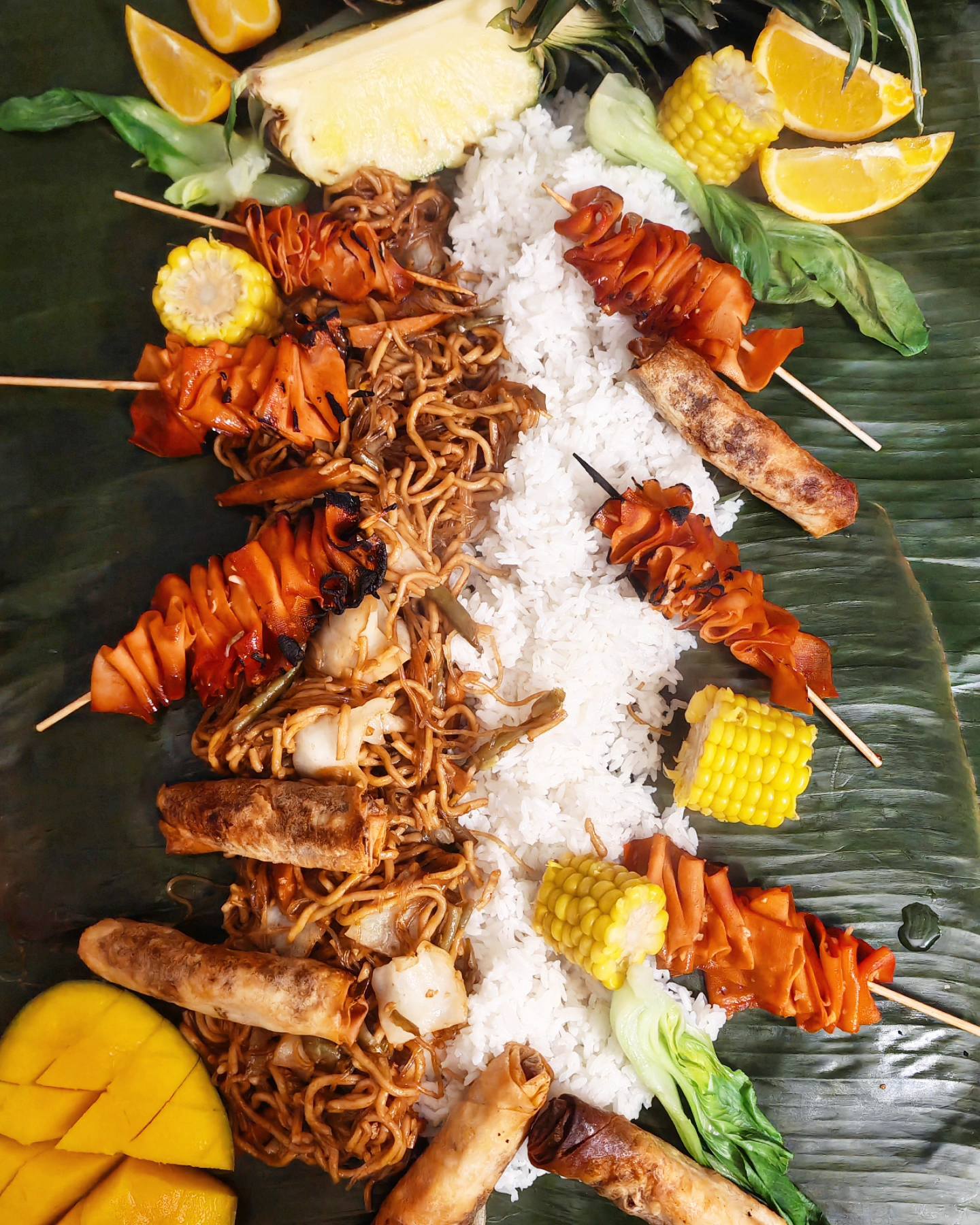 We had our first #Kamayan feast last night and it was entirely
