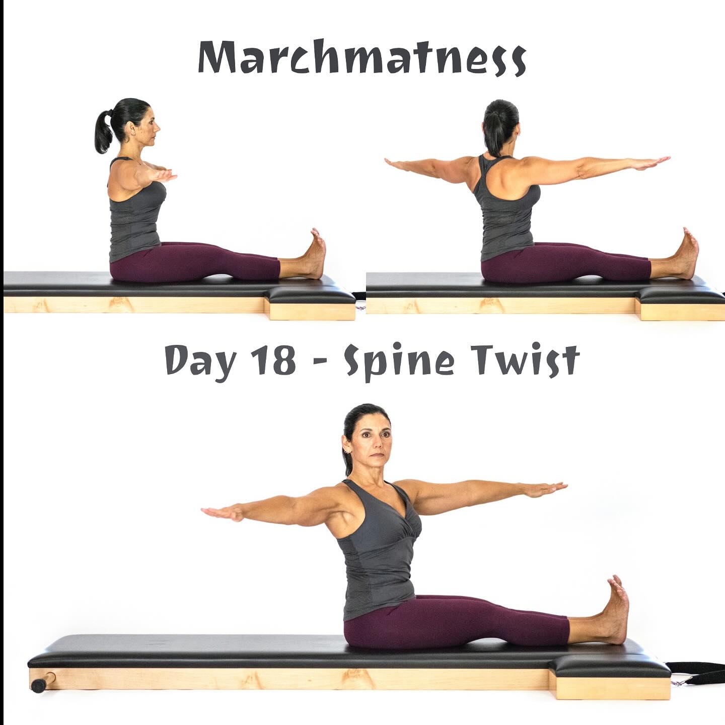 Authentic - ☑️MARCHMATNESS - Day 18 - Spine Twist - Rotation, Rotation ...