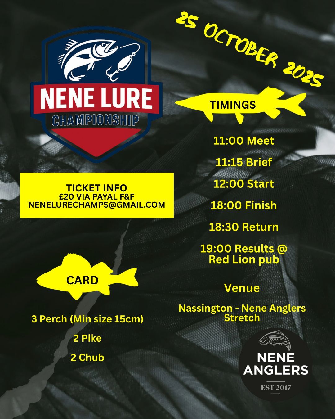 Nene Anglers - Last couple of spaces available, send a... | Facebook