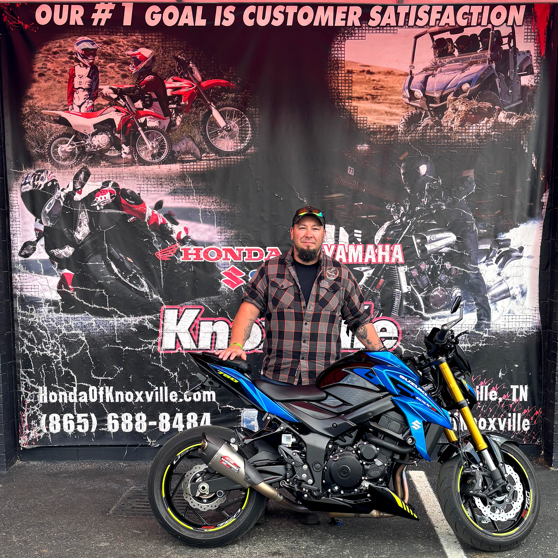 Adrenaline Cycles and salesman Gara would like to thank Jaylan