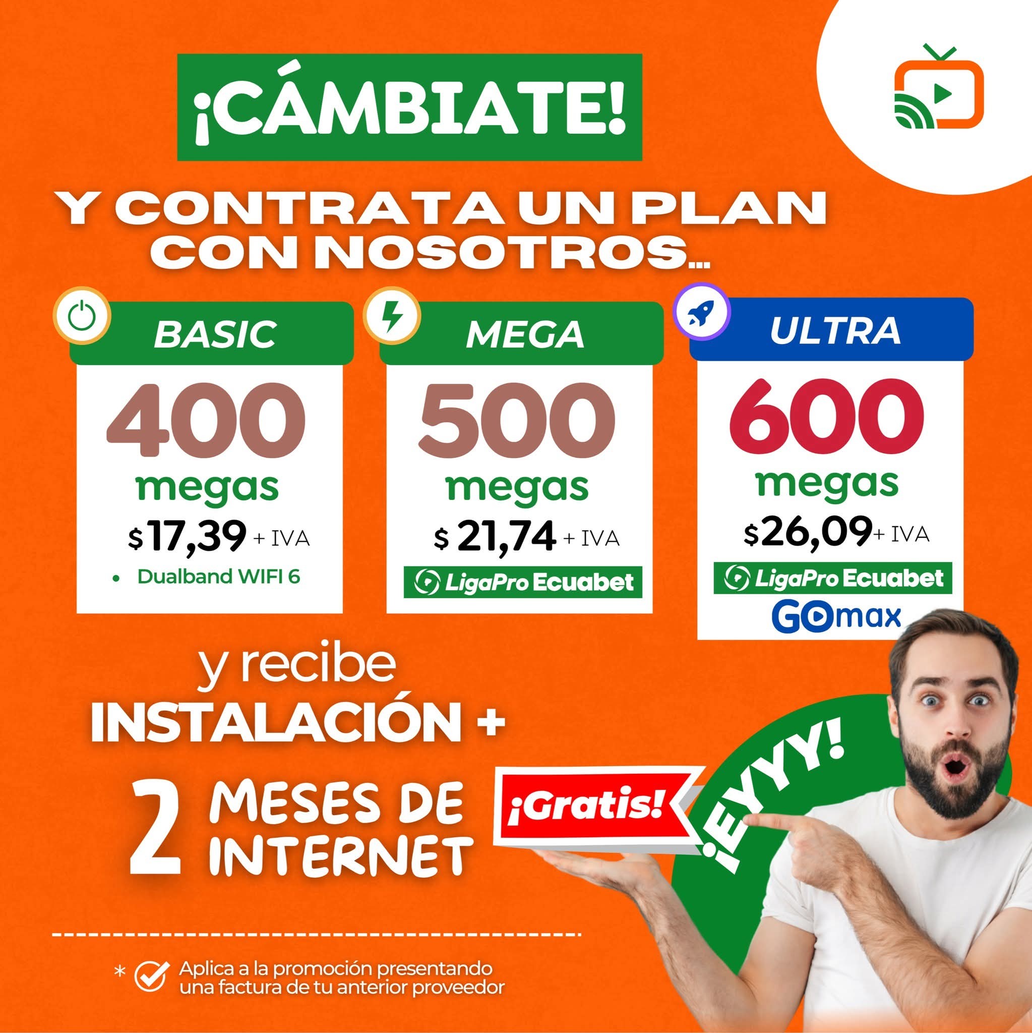 TEVE - 🅿️UBLICIDAD ¡AGOSTO con planes al costo! 🚀 ¿Pensando en ...